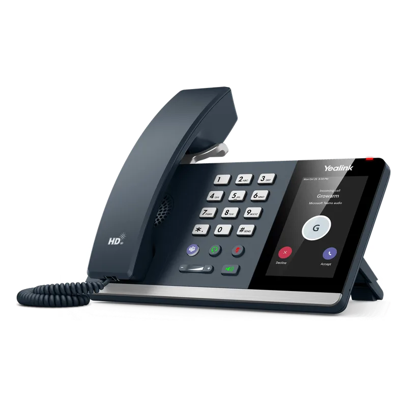 Teléfono IP Yealink MP54 Compacto con Android 12 y Certificación Microsoft Teams MP54-E2-TEAMS