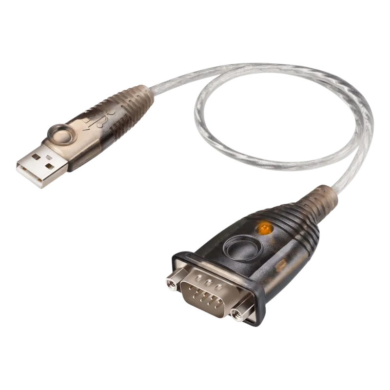 Adaptador USB a RS-232 | 35 cm o 1 m | Hasta 921.6 Kbps | Compatible con Windows, Mac y Linux | Anti-EMI | USB 2.0 | DB-9 ATEN UC232A