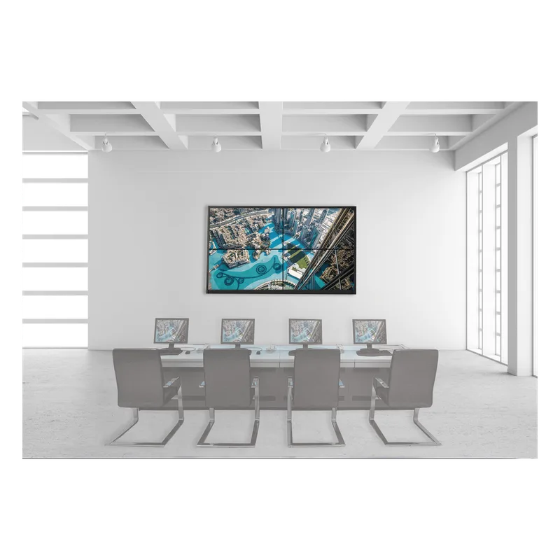 Kit Videowall 2X2 / Incluye 4 Pantallas de 55" / Decoder / Base de Pared / Accesorios de Instalación HIKVISION DSVW2X20A55/WM