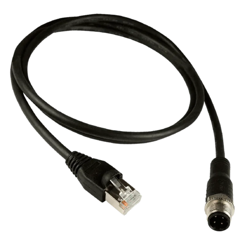 Cable Ethernet M12 Macho a RJ45 de 4 pines con Codificación D (10 metros) PLANET CB-M12D4MRJ-1000