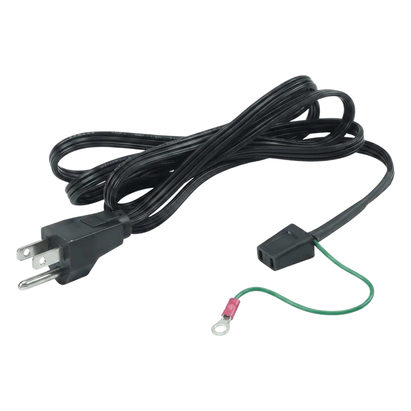 Cable de Alimentación para Ventilador / 1 Conector / 1.52 m (5 ft) / Cobre / Enchufe 3 Puntas con Tierra / Compatible con Ventiladores Compactos Hoffman ACORD1