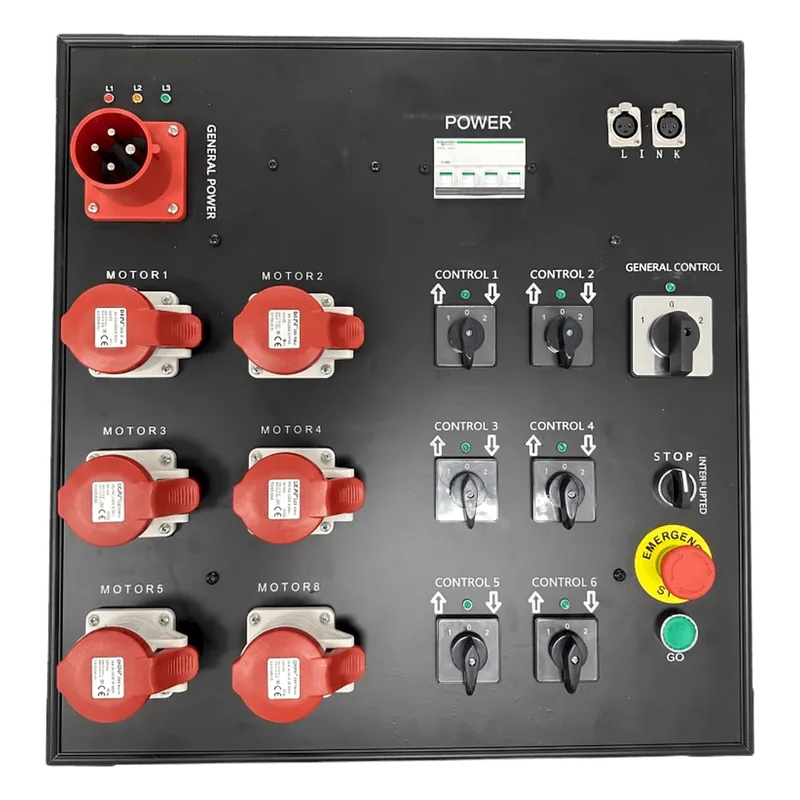 Controlador de Polipastos Eléctricos de Control Directo |6 Vías | Trifásico 110V AC 60Hz SHINESTAGE YSCM06