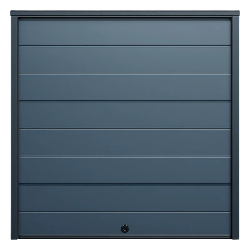Puerta D / Garage D / Alta Calidad / Linea Central / Color GRIS / acabdo DELUXE / 12X7 pies / AISLADA / Estilo Americana. ACCESSPRO APDOOR-127L