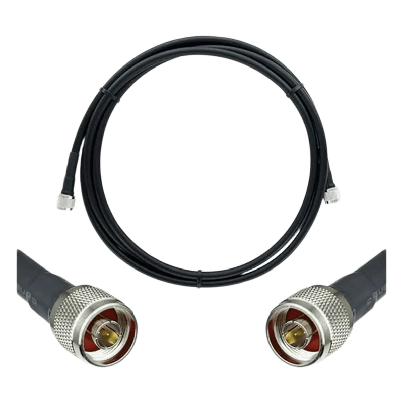 Jumper Coaxial de 50 Ohm con Cable Wilson-400 | Conector N Macho en los Extremos | 9.14 Metros (30 Pies) de Longitud. WILSONPRO / WEBOOST 952-330