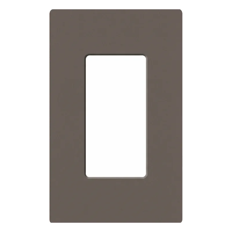 Placa de pared 1 espacio sin tornillos visibles, línea Claro Satin Colors, para atenuadores, apagadores y controles Pico LUTRON ELECTRONICS SC1TF