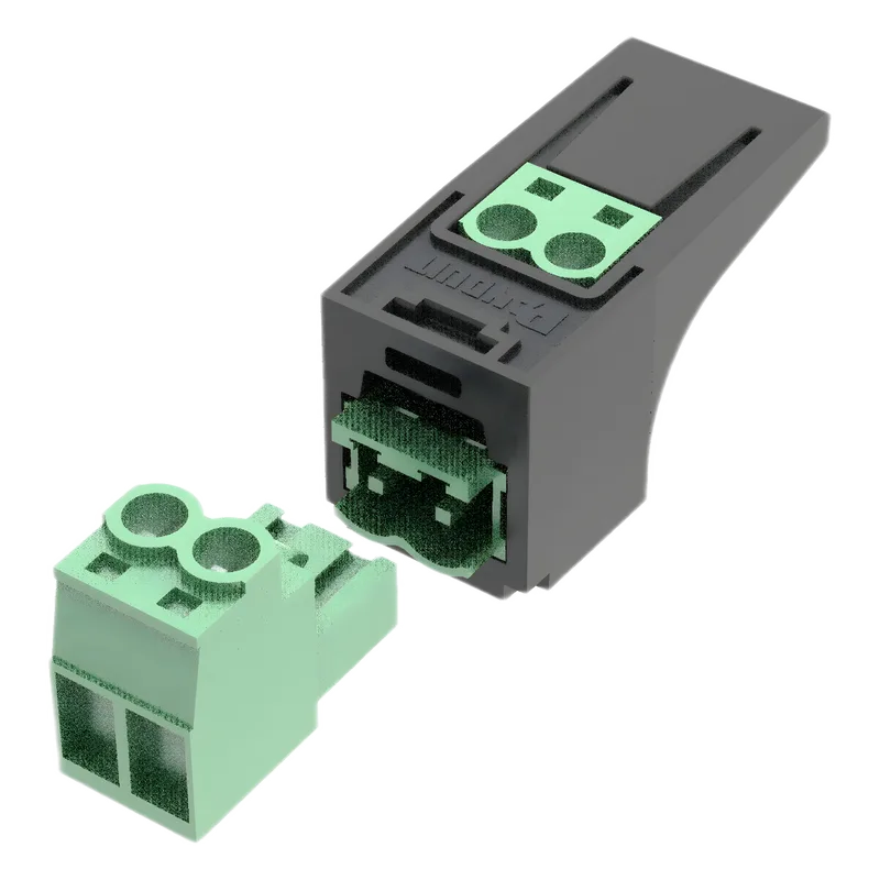 Módulo Conector Eléctrico para Cable Eléctrico FMPS, Compatible con 26-12 AWG, Tipo Mini-Com, Color Verde PANDUIT PXM1ARGRBL