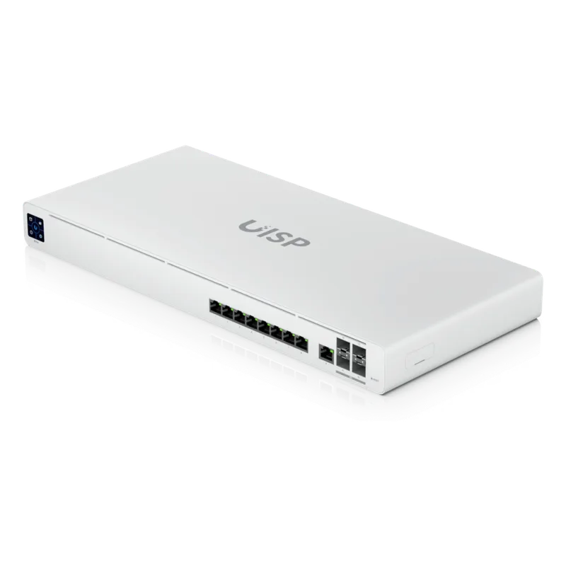 UISP Router Pro – Router 10 GbE para ISP con Switch Capa 2 Integrado, Enrutamiento Avanzado y Rendimiento NAT de hasta 9.5 Gbps UBIQUITI UISP-R-PRO