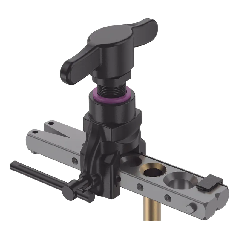 Herramienta de Abocardado Cónico Excéntrico HFT6 / Para Tubos 1/4" a 3/4" / Mango Giratorio Cómodo / Cuerpo de Aluminio / Calibrador Lateral / Abocardado Preciso / Ligera 0.93 kg EPCOM HF-T6