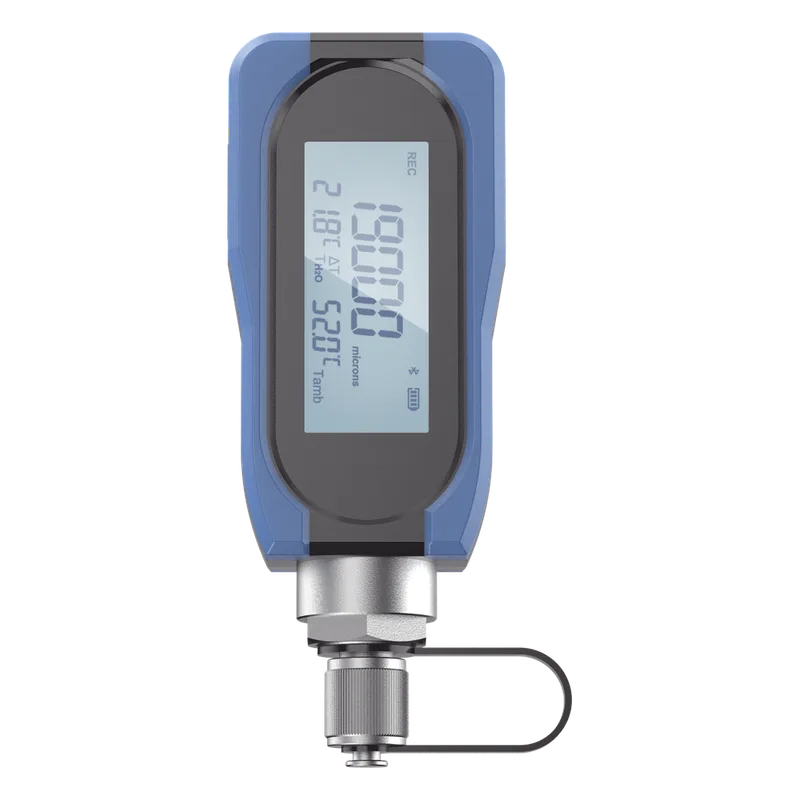 Medidor de Vacío Digital VDA1 / 0-19000 Micrones / Precisión ±10% / Pantalla LCD Grande / USB Tipo C Recargable / Detección Inteligente H₂O / Multitud de Unidades de Medida EPCOM VD-A1