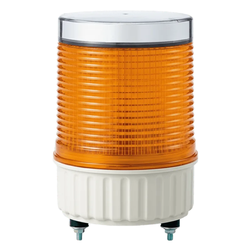 Luz LED destellante IP65, recargable solar en color Ámbar QLIGHT S125SOL-A