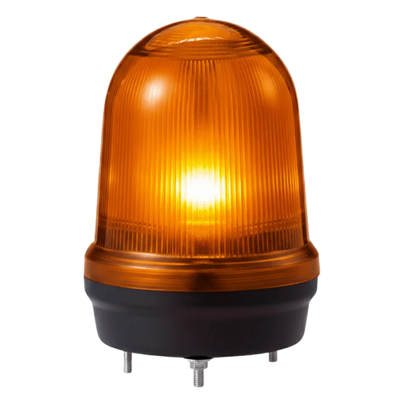 LED con patrones fijo/intermitente, estroboscópico y simulación rotatorio, Color Ámbar de 110-220 VCA QLIGHT MFL125-110220-A