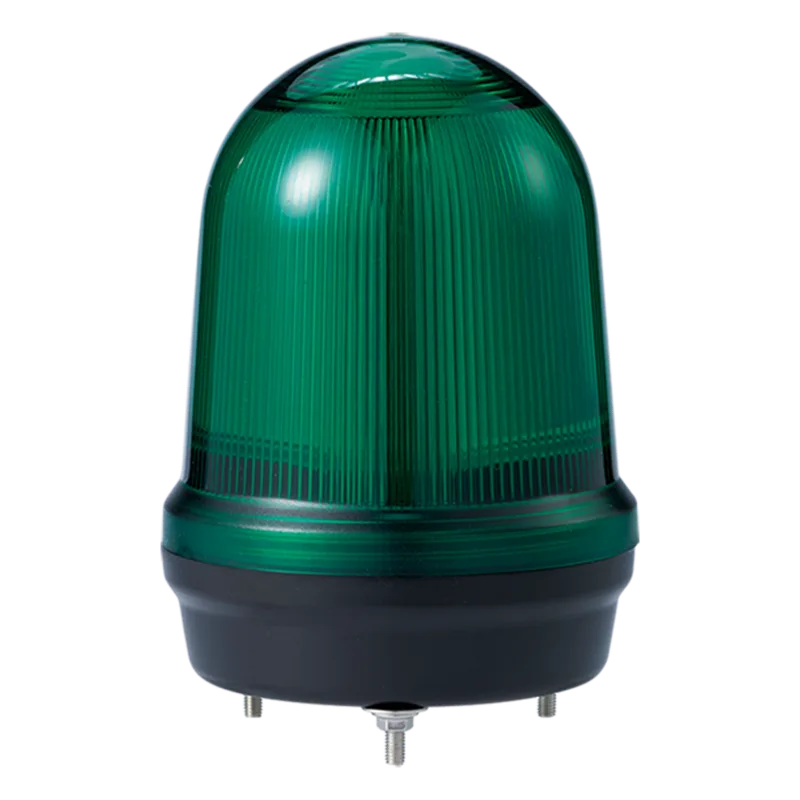 LED con patrones fijo/intermitente, estroboscópico y simulación rotatorio, Color Verde de 110-220 VCA QLIGHT MFL125-110220-G
