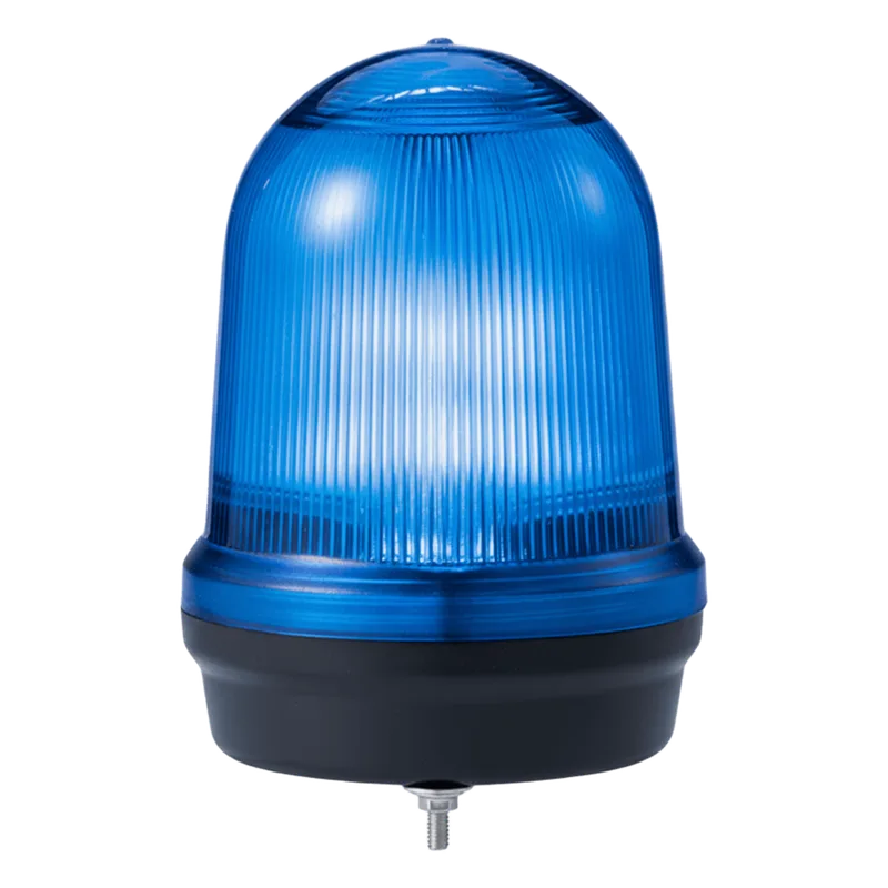 Luz de Señal LED Multifunción Voltaje 110-220 VCA, LED con 4 patrones Fijo, Flasheante, Simulación Giratorio y Estroboscópico / IP65 / -30 °C a +50 °C / Color Azul QLIGHT MFL125-110220-B