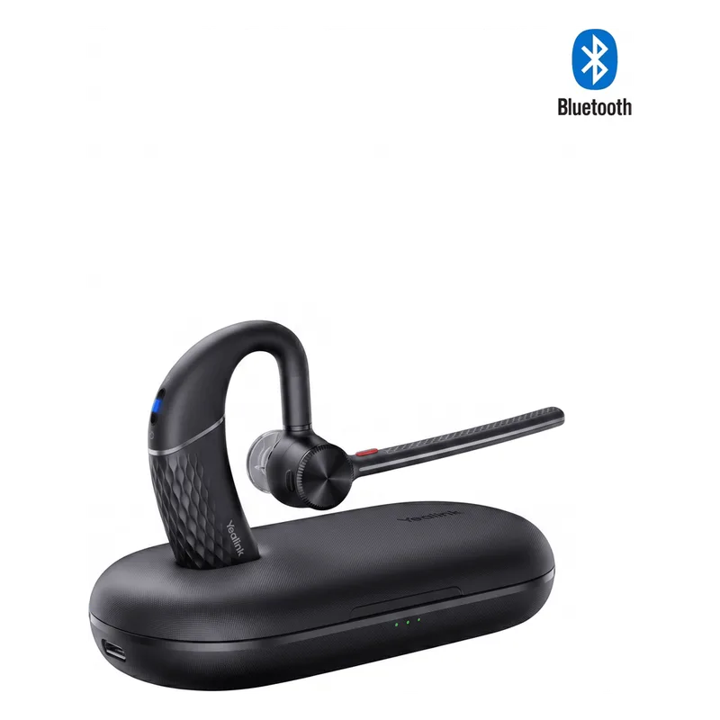 Auriculares Yealink BH71 Pro Mono con estuche de carga portátil/Bluetooth 5.3/Cancelación de ruido con 4 micrófonos BH71-PRO-USB-C/A