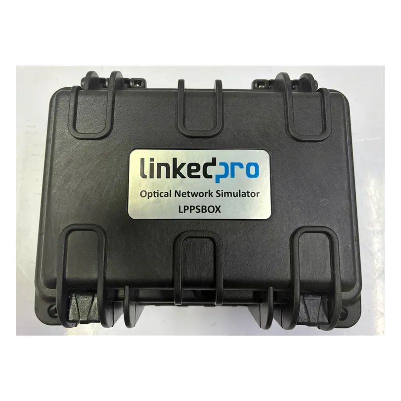 Caja Simuladora de Red PON - Hasta 2 niveles de splitter - Ideal para pruebas de OTDR LINKEDPRO BY EPCOM LP-PS-BOX
