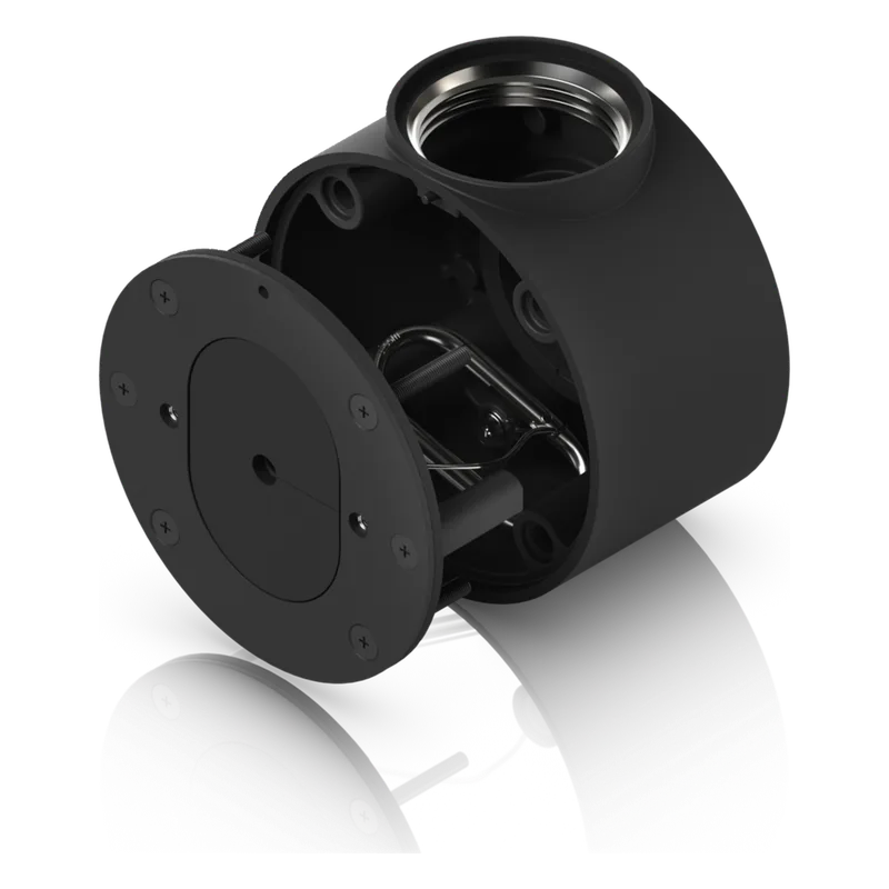 Camera Compact Junction Box – Caja de Conexiones Antimanipulación para Cámaras Compactas Dome y Turret Color Negro UBIQUITI UACC-CAMERA-CJB-B