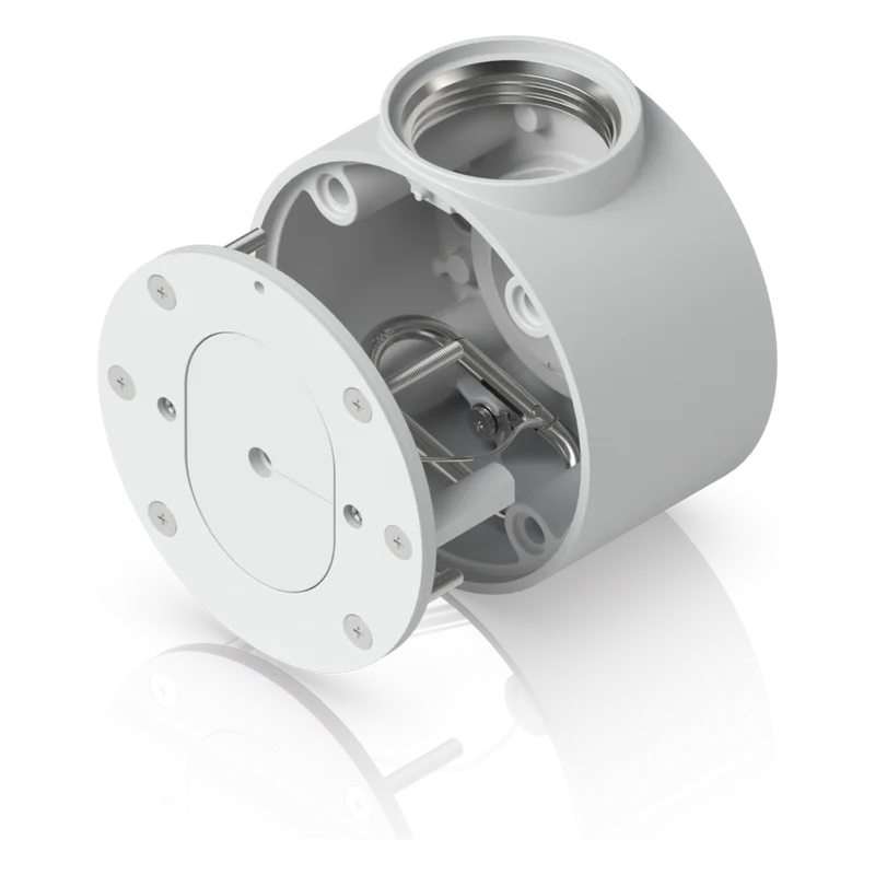 Camera Compact Junction Box – Caja de Conexiones Antimanipulación para Cámaras Compactas Dome y Turret Color Blanco UBIQUITI UACC-CAMERA-CJB-W