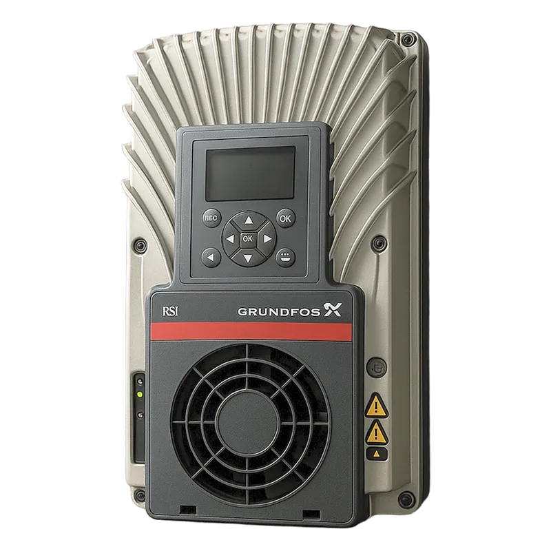 RSI-Inversor Solar Renovable para Bombas de Agua AC de 3kW (4HP) 220V Trifasico: Sistema Solar Eficiente y Fiable. GRUNDFOS RSI240V3KW