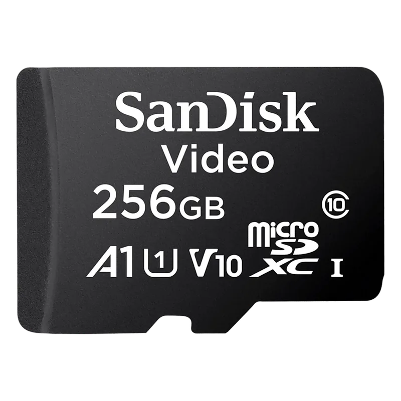 Memoria microSD SanDisk 256GB / Alta Resistencia / Videovigilancia / Clase 10 SDSDQAS5-256G-BP