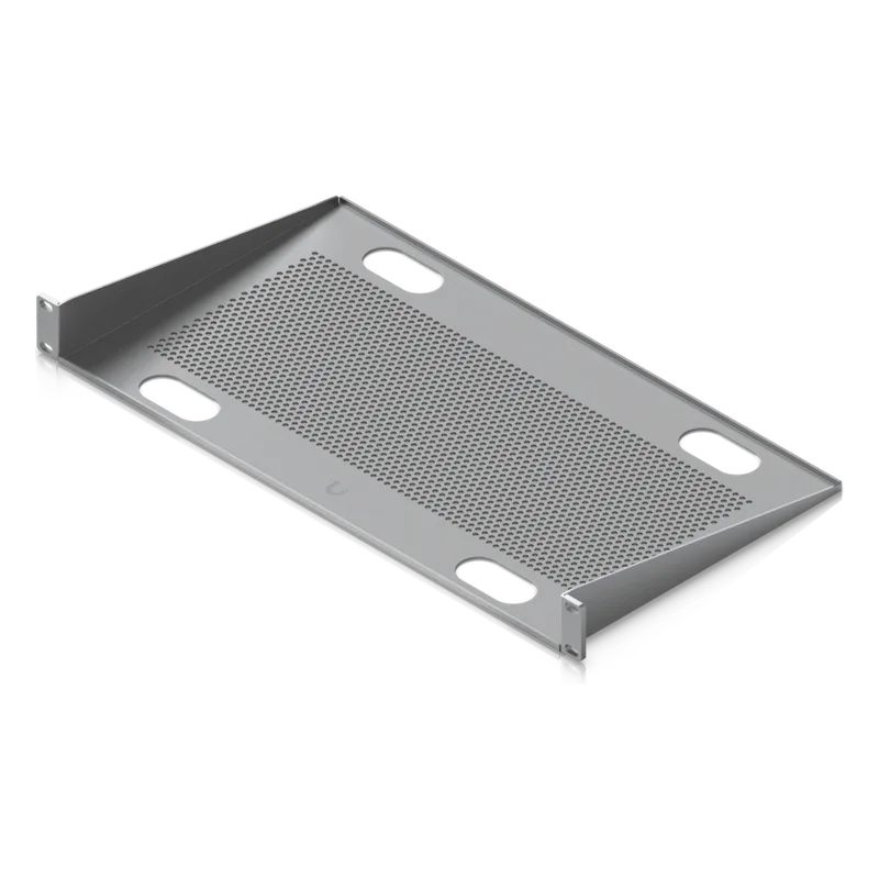 UACC Rack Shelf CLV – Charola 1 UR para montaje en rack, ideal para colocar equipos o accesorios que no cuentan con opción de montaje en rack UBIQUITI UACC-RACK-SHELF-CLV