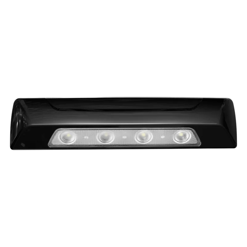 Luz Auxiliar de Escena de 4 LED, Blanco, Lente Transparente, Bisel Negro SIGNALPRO SPW12-B
