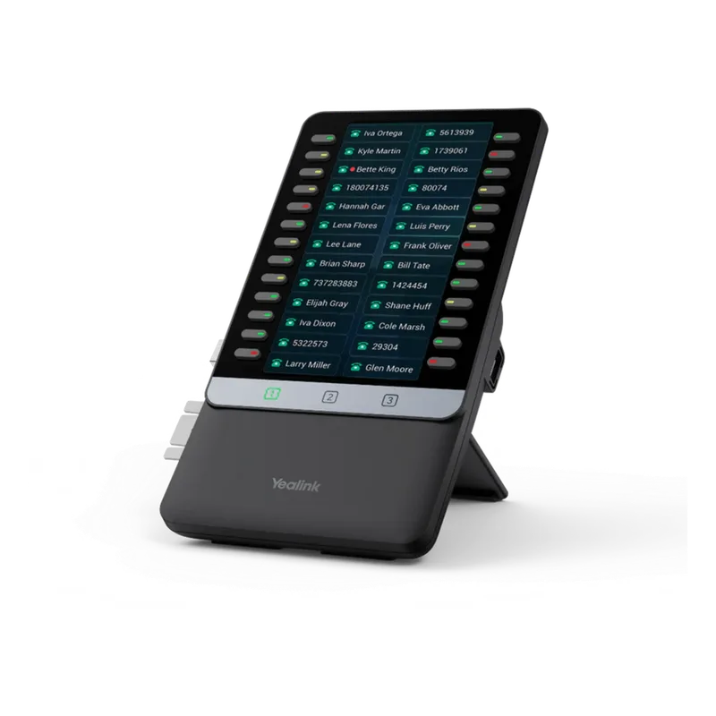 Módulo de Expansión EXP-55 de Yealink para Teléfonos IP Yealink Series T7X/T8X con Capacidad Para Hasta 78 Teclas Programables