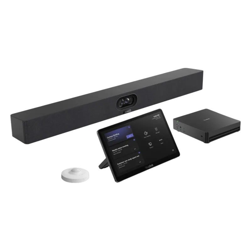Sistema de Videoconferencia MVC‑S40‑C5U de Yealink para Salas Pequeñas y Medianas con Microsoft Teams Nativo, RoomSensor Inteligente y Control Táctil Avanzado MVC-S40-C5U-000