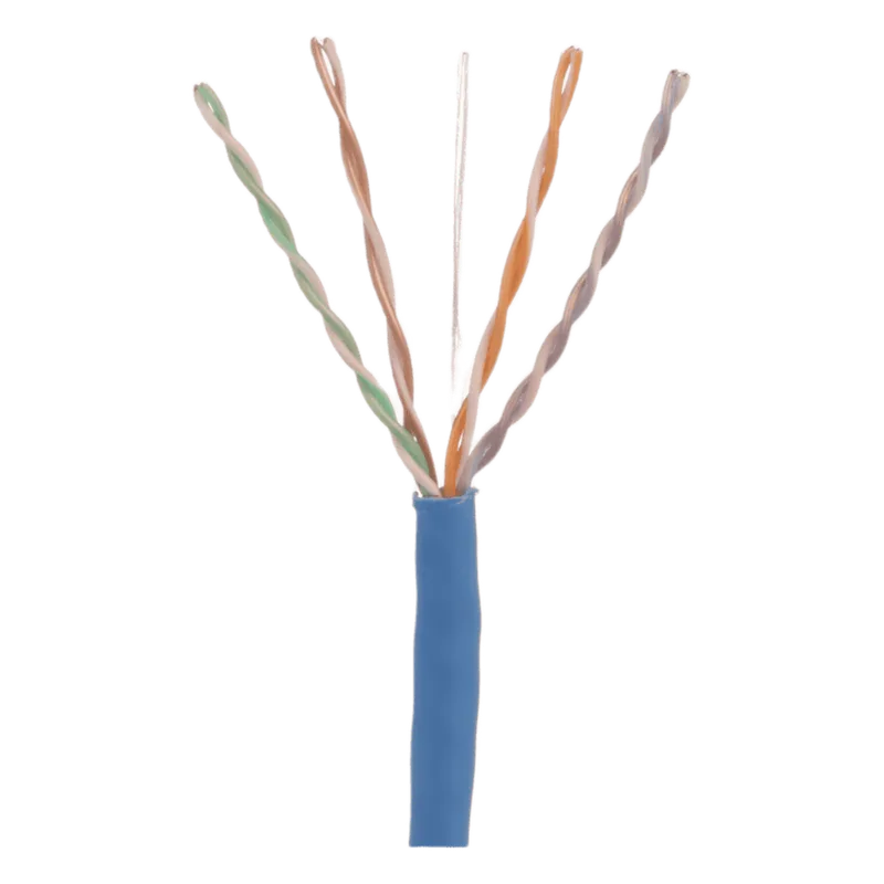 Bobina de Cable UTP 305 Metros (1000 Pies) de Cobre, TX6000™ PanNet, Azul, Categoría 6 (24 AWG), CMP (Plenum), de 4 Pares PANDUIT PUP6C04BU-WN