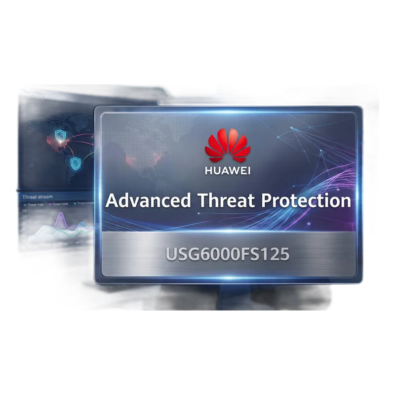 Licencia Advanced Threat Protection (Antivirus, IPS, y Filtrado por web/aplicación) para Firewall USG6000F-S125 por 1 año HUAWEI LIC-USG6KF-S125-ATP-1Y-OVS