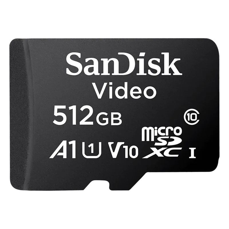 Memoria microSD SanDisk 512GB / Alta Resistencia / Videovigilancia / Clase 10 SDSDQAS5512GBP
