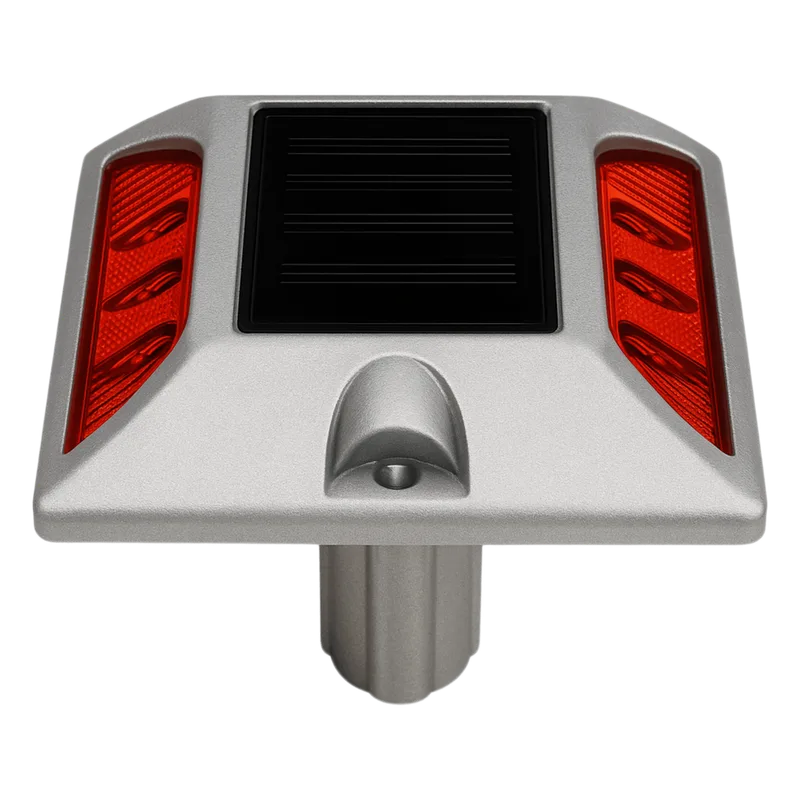 Luz LED para señalizacion de carreteras AC-LED / 6 LED Ultrabrillantes Intermitentes / Autonomía 108 Horas / Distancia Visual 800 m / IP68 / Capacidad de Carga 20000 kg / Temperatura -25°C a +75°C ACCESSPRO