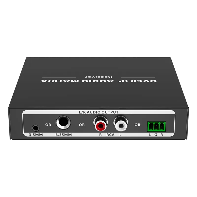 Extensor de Audio sobre IP | PCM 2.0 | 120 m | Matriz Flexible 1 a 1 / 1 a N / N a N | Interfaces Profesionales | Protección ESD | Solo Receptor EPCOM TITANIUM TTMOIPARX