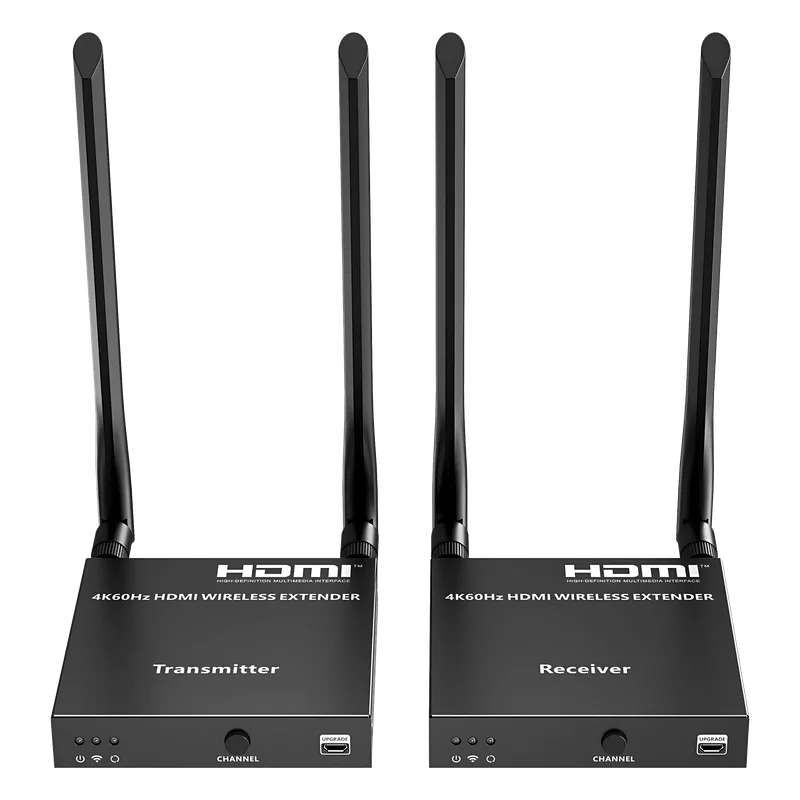 Kit Extensor Inalámbrico HDMI | 4K@60Hz 4096x2160 | Tecnología ipcolor STREAM | Banda 5G 5.18-5.24 GHz | Distancia 50 m | Conexión de Hasta 1 a 4 EPCOM TITANIUM TT699V2.0