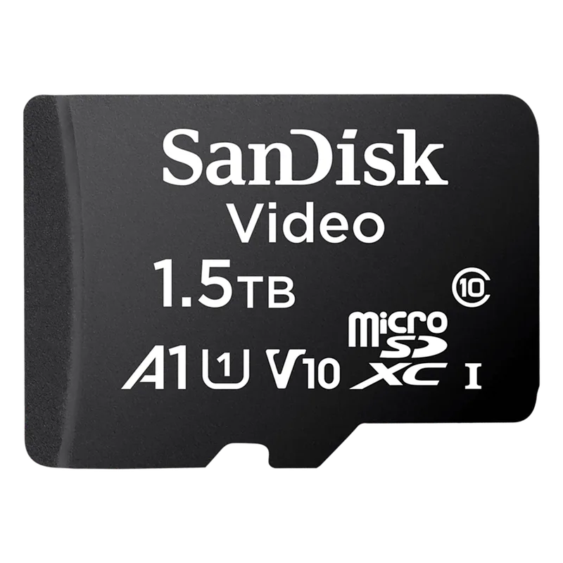 Memoria microSD SanDisk 1.5TB (1500 GB) / Alta Resistencia / Videovigilancia / Clase 10 SDSDQA5S51T50BP