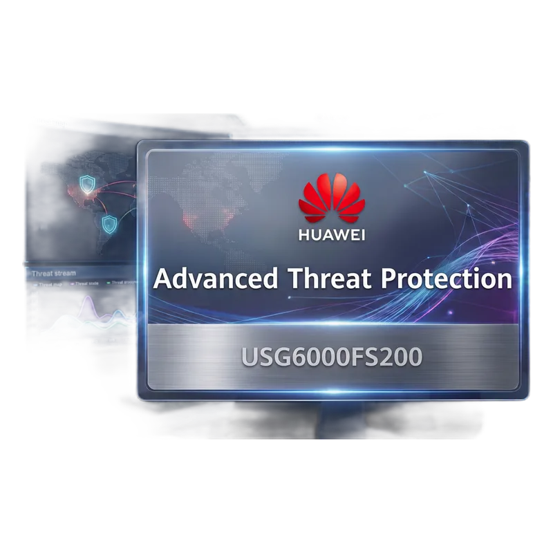 Licencia Advanced Threat Protection (Antivirus, IPS, y Filtrado por web/aplicación) para Firewall USG6000F-S200 por 1 año HUAWEI LIC-USG6KF-S200-ATP-1Y-OVS