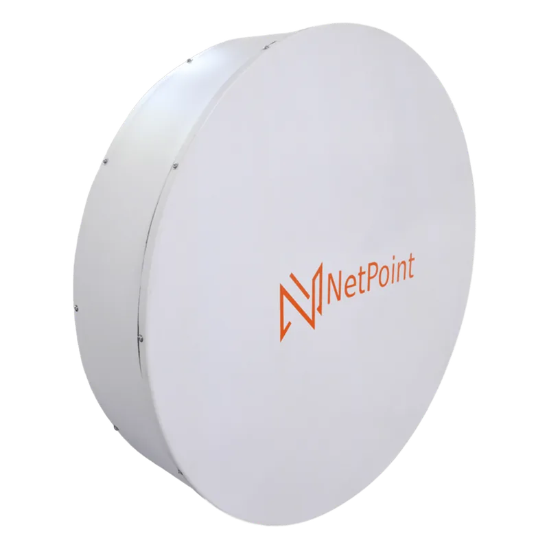 2 Antenas parabólicas direccional de 60cm, para enlaces cortos de punto a punto de 30 dbi NetPoint NPPROS30