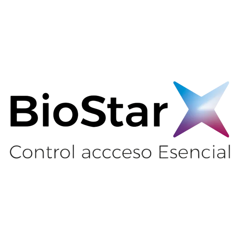 BioStar X edición Essential, Administración de Acceso y asistencia, Licencia para 32 puertas/1000 usuarios/10 operadores, uso con lectores SUPREMA BIOSTARXESS
