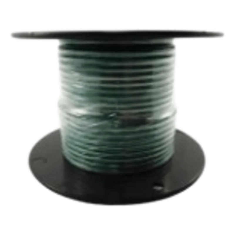 Cable Marino Primario Color Verde Calibre 10 AWG / 100 Pies Rollo / Retardante de Llama PVC Verde / Cobre Estañado Clase K / 600V 105°C / Cumple UL 1015-1028-1230-1231 / Grado Marino COBRA WIRE & CABLE A2010T-03-100