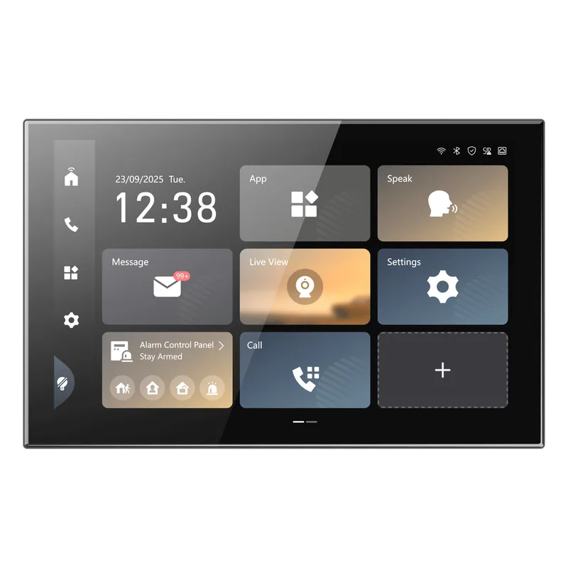 Monitor Touch Inteligente WiFi 6 / 10.1" (1920 X 1200) / Android 14 / PoE / 2 Micrófonos y 2 Bocinas Integrados / Gestión Unificada de Seguridad / TALKVU HIKVISION DS-KH9570-WTE1