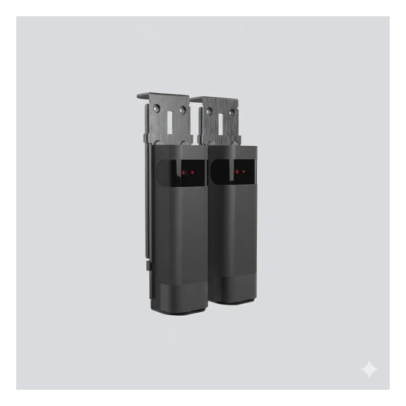 Haz Infrarrojo Inalámbrico ACCESS-PHW / Transmisor y Receptor Photo Beam / Triple Frecuencia 409-458 MHz / Alcance 20 Metros / Batería Litio 2300mAh / IP54 / Ajuste Angular -90° a +90° / Compatible Puertas Seccionales, Enrollables, C ACCESSPRO ACCESSPHW