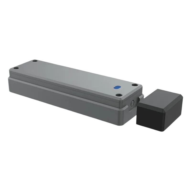 Sensor de Puerta Peatonal Inalámbrico / Tecnología Trio-Frequency Anti Interferencias / Alcance Magnético 25 mm / Batería 3.6V 2600mAh / Vida Útil 2 Años / Compatible con Puertas Seccionales y Batientes / Sensor H ACCESSPRO ACCESSDRW