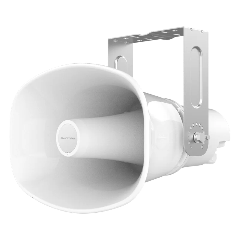 Altavoz Bocina SIP/Multicast Bidireccional / 50W Alta Potencia / IP66 Exterior / 3 Micrófonos con IA / PoE++ / 126 dBA Máximo GRANDSTREAM GSC3518HS