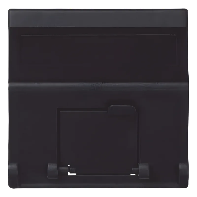 (K80MD64/14) Placa Voz y Datos Inclinada con Guardapolvo y Adaptador para RJ45 Keystone - Color Grafito SIMON SM-1-KEYA-G