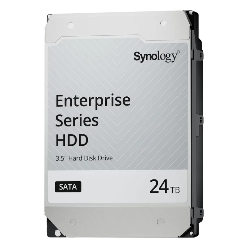 Disco Duro SATA de 3,5" Serie Plus / Capacidad 24TB / Interfaz SATA 6 GB/s / Tecnología CMR / MTBF de 1,2 Millón de Horas / Carga de Trabajo de 180 TB/año / Compatible con Synology DSM HAT532024T