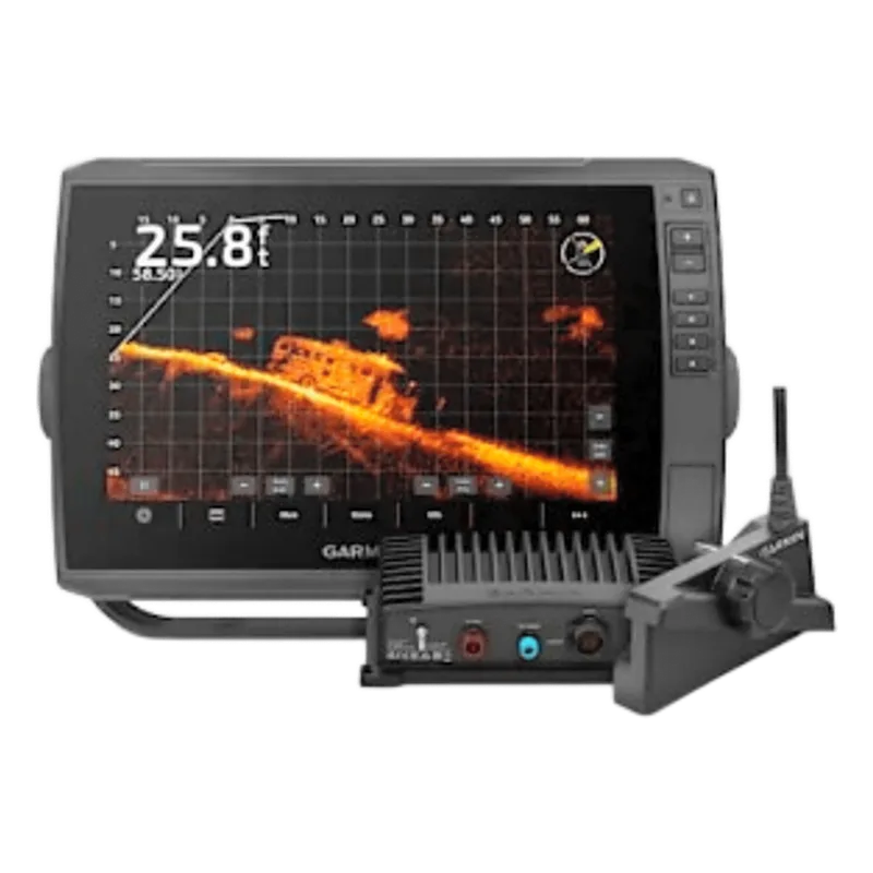 Plotter de Navegación ECHOMAP™ Ultra 2 10" LiveScope™ Plus Bundle / Pantalla Táctil IPS 10" WXGA 1280x800 / GPS Multibanda Multiconstelación 10 Hz / CHIRP ClearVü y SideVü / Compatible con LiveScope y P GARMIN 10-02880-10
