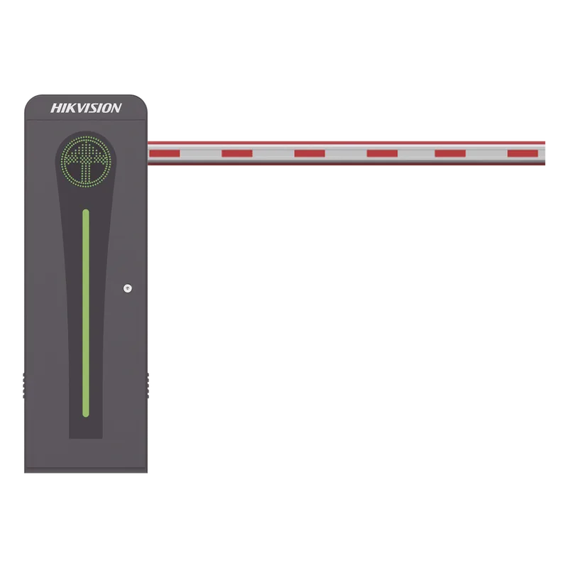 Barrera Vehicular con Brazo Iluminado Led 4 mts INCLUIDO / Derecha / Alto Desempeño / Brushless / Semáforo Rojo-Verde en Gabinete / Incluye 2 Controles Remotos HIKVISION KT-320-LED(4MR)