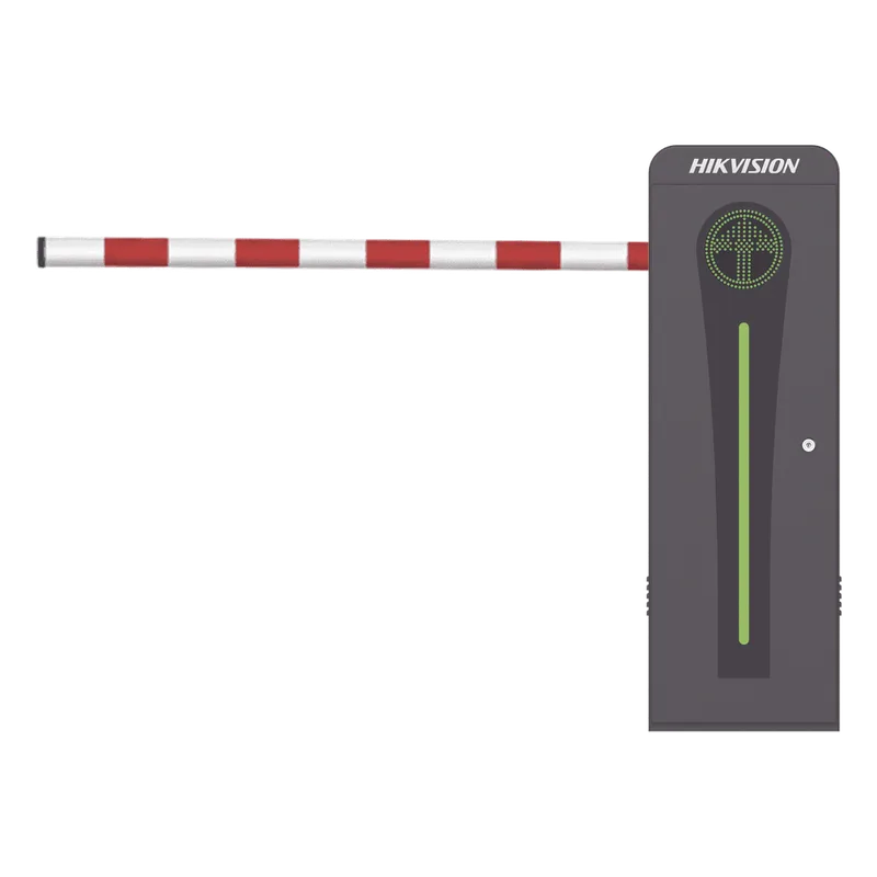 Barrera Vehicular con Brazo Abatible por Colisión 4 mts INCLUIDO / Izquierda / Alto Desempeño / Brushless / Semáforo Rojo-Verde en Gabinete / Incluye 2 Controles Remotos HIKVISION KT-320-ABAT(4ML)