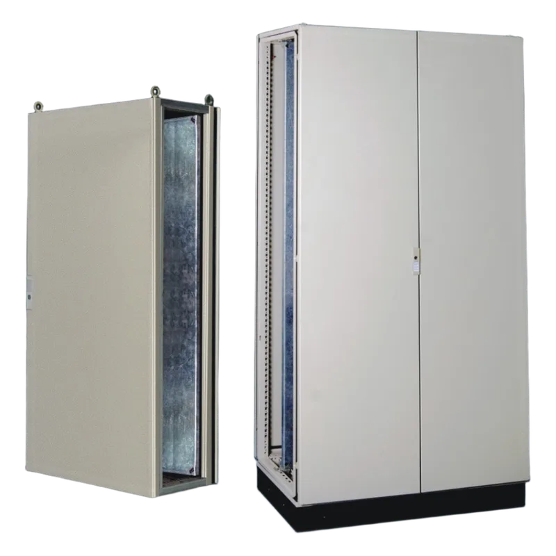 Gabinete de Acero IP55 (1200 x 2000 x 600 mm) con Placa Trasera Interior Metálica y Puerta Doble PRECISION PST12020060AT