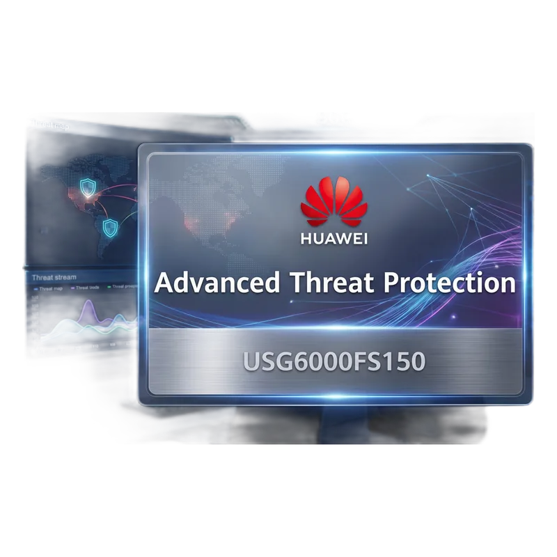Licencia Advanced Threat Protection (Antivirus, IPS, y Filtrado por web/aplicación) para Firewall USG6000F-S150 por 1 año HUAWEI LIC-USG6KF-S150-ATP-1Y-OV