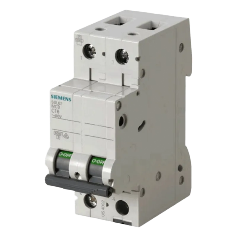 Interruptor Riel Dinn Tipo 5SL6, 2 polos, 25 amp SIEMENS 5SL62257CC